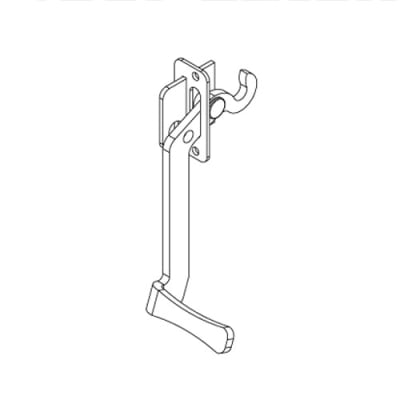 Door Latch, M250/M255, Bottle Green