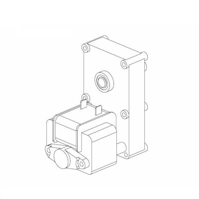 Isolation Auger Motor Kit (includes gasket), M175