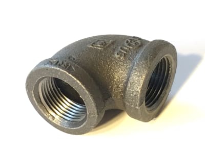 90° Elbow, Black, 3/4" x 3/4" FPT