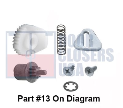 261M Part #13, Back Plate Hardware Package Kit For Cross Bar Rim Panic Exit Hardware
