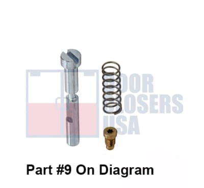 261M Part #9, Dogging Pin Assembly For Cross Bar Rim Panic Exit Hardware