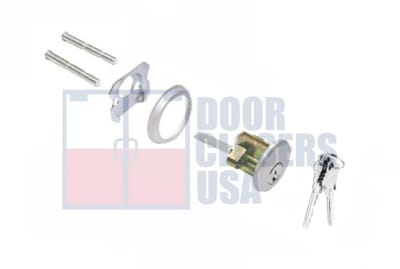 261M Aluminum Rim Cylinder, Keyed Different For Cross Bar Rim Panic Exit Hardware, Dark Bronze Finish