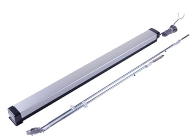 Panic Hardware 367U Electrified Solenoid Latch Retraction Panic Bar Assembly With Concealed Locking Rods, For 36 in. x 84 in. Commercial Storefront Doors, Clear Anodized Finish