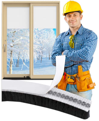Adhesive Black Pile Weather Stripping