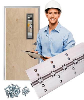 Commercial Wood Door Full Mortise Continuous Hinge
