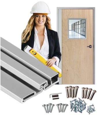 Commercial Wood Door Full Mortise Continuous Hinge