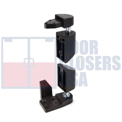 Arch Aluminum Commercial 1/8 in. Recessed Storefront Door Pivot Hinge, Dark Bronze Finish