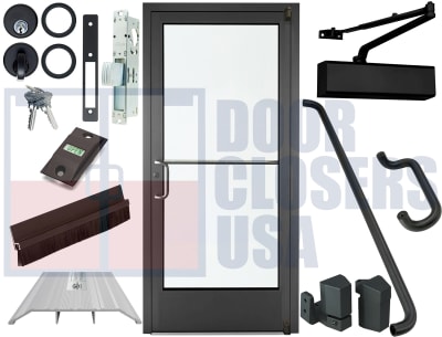 Alumitrexâ„¢ 36x80 Storefront Door â€“ USA-Made, Pre-Glazed