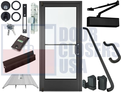 Alumitrexâ„¢ 36x80 Storefront Door â€“ USA-Made, Pre-Glazed