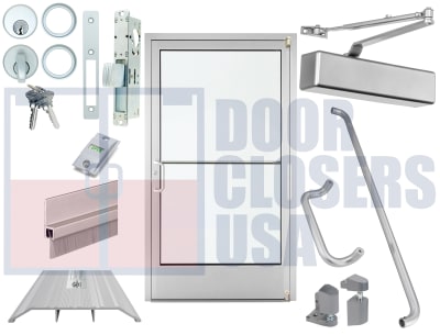 Alumitrexâ„¢ 42x80 Storefront Door â€“ USA-Made, Pre-Glazed