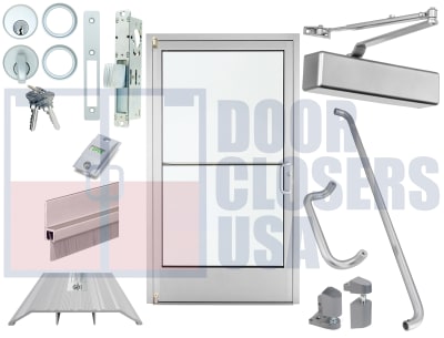 Alumitrexâ„¢ 42x80 Storefront Door â€“ USA-Made, Pre-Glazed
