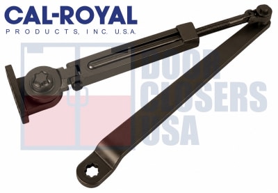 Cal-Royal Hold Open Arm For 500 Series Surface-Mount Door Closer, Dark Bronze Finish