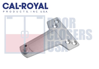 Cal-Royal Parallel Arm Bracket For 500 Series Surface-Mount Door Closer, Aluminum Finish