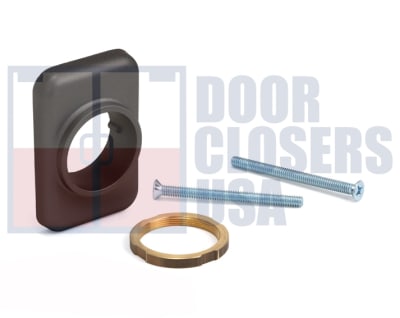 Calibre Door Closers CMEP-DU Replacement Mounting Pad For 8086 Series Concealed Vertical Rod Panic Exit Device, Dark Bronze Finish