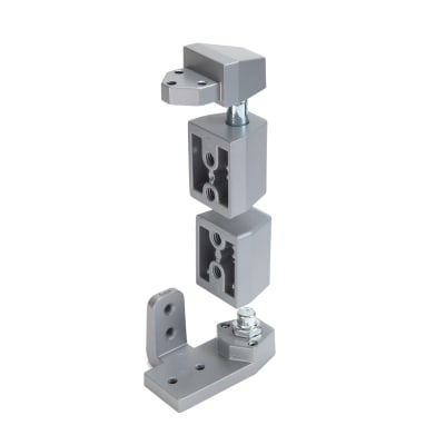 Calibre Door Closers PV-3501-AL Left Hand Offset Pivot Set, 1/8 in. Recessed Door, Aluminum Finish