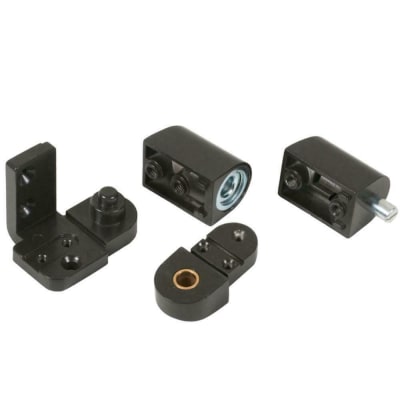 Calibre Door Closers PV-5001-DU Left Hand Offset Pivot Set, 1/8 in. Recessed Door, Dark Bronze Finish