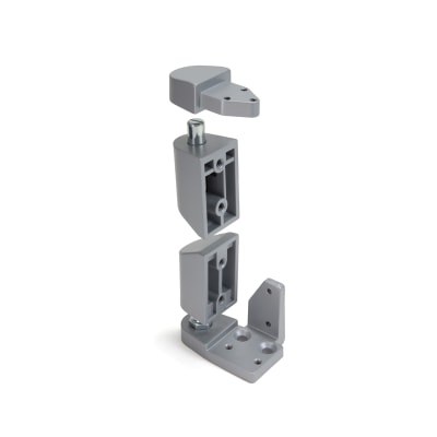 Calibre Door Closers PV-6002-AL Right Hand Offset Pivot Set, 7/64 in. Recessed Door, Aluminum Finish