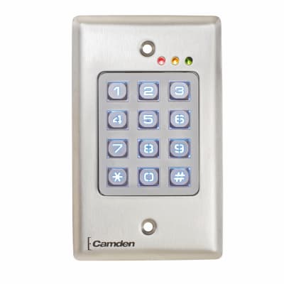 Outdoor, Vandal Resistant, Metal Backlit Keypad, 999 Users, 12/24V Ac/Dc
