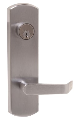 ET26 SLT Mechanical Storeroom Lever Trim, 6 Pin C Keyway Mortise Cylinder, For PD26, Cal Royal 7700 and Von Duprin 98/99 Exit Devices