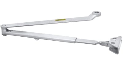 Door Controls USA Regular Arm For 9-1/16 in. x 3/4 in. Door Closer, Aluminum Finish