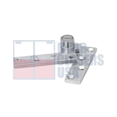 Dorma 3/4 in. Offset Top Pivot For 3-1/8 in. Width x 13-7/16 in. Length x 2-3/8 in. Height Floor Concealed Closers, Satin Chrome Finish