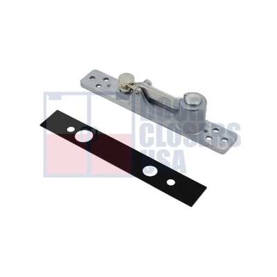 Dorma Walking Beam Pivot For Center Hung Door Applications For 3-1/8 in. Width x 13-7/16 in. Length x 2-3/8 in. Height Floor Concealed Closers, Matte Black Finish