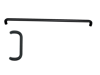 Efco Commercial Door 9 in. Pull Handle and 33 in. Push Bar Set, Dark Bronze Finish