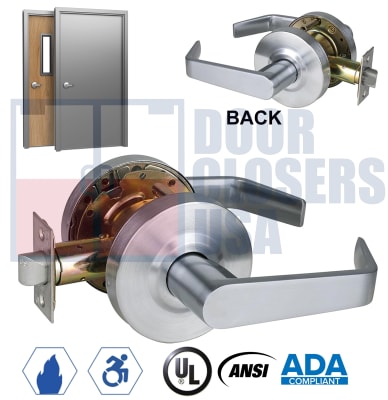 ES-600 ADA Grade 2 Passage Lever - UL Listed for Metal/Wood Doors
