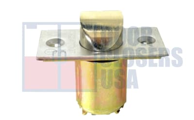 Falcon B Series A57435-000-630 Replacement 2-3/4 in. Backset Springlatch Latch Bolt Assembly With 1-1/8 x 2-1/4 in. Square Faceplate For B Series Passage Levers, 630 Satin Stainless Steel Finish