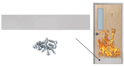 Fire Rated Wood Door Kick Plate