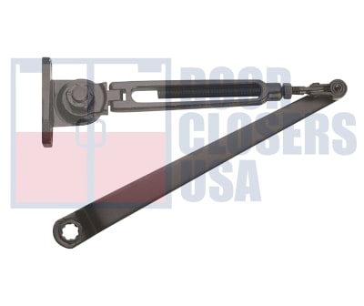 Global Door Controls TC2200 Series Door Closer - Hold Open Arm Assembly, Dark Bronze Finish (DU)