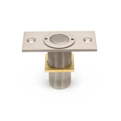 Frameless Glass Door Dustproof Keeper, Brushed Stainless Finish For Glass Pro Hardware 200 Series Door Rail Locks