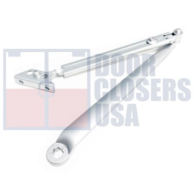 Hager Regular Arm For 9-1/16 in. x 3/4 in. Door Closer, Aluminum Finish