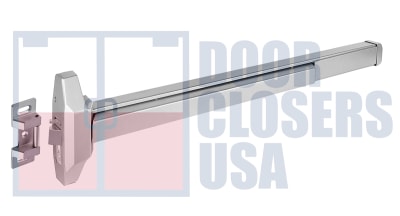 International Door Closers 5610S-48-US28 Narrow Stile Rim Panic Hardware For 48 in. Wide Door, US28 Finish