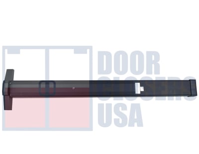 International Door Closers 7301-G1-36-DU Narrow Stile Rim Panic Hardware For 36 in. Wide Door, Dark Bronze Finish