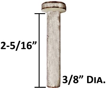 Kawneer 1040 Mall Slider Inside Head Guide Pin Assembly