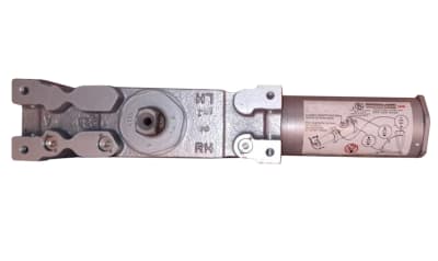LCN 6 in. x 2-1/2 in. Right Hand Commercial Door Closer Body Only, Adjustable Spring Power Size 2-6, For Parallel Arm Mount (Hinge Push Side) Only, Aluminum Finish