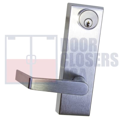 Phoenix Titan 44 Series Rim Exit Device - Outside Entrance Heavy Duty Escutcheon Lever Handle Trim