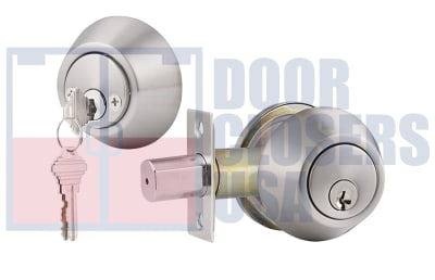 Phoenix Door Controls AccuTurn 6000 Grade 2 Double Cylinder Deadbolt (Keyed Both Sides) â€“ 2-3/4" Backset, Fits 1-3/4" Doors