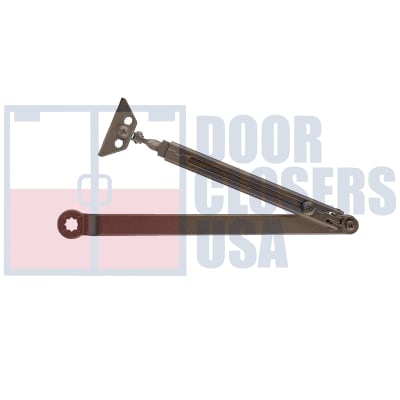 R27942 12 in. x 3/4 in. Surface Mount Door Closer - Regular Replacement Arm, Dark Bronze Finish