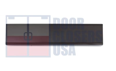 R27942 12 in. x 3/4 in. Surface Mount Door Closer - Replacement Full Cover, Dark Bronze Finish