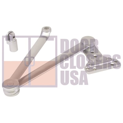 R27942 5 in. x 2-1/4 in. Surface Mount Door Closer - Spring Cushion Replacement Arm, Aluminum Finish