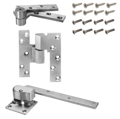 3/4 in Floor Mount Offset Pivot Set