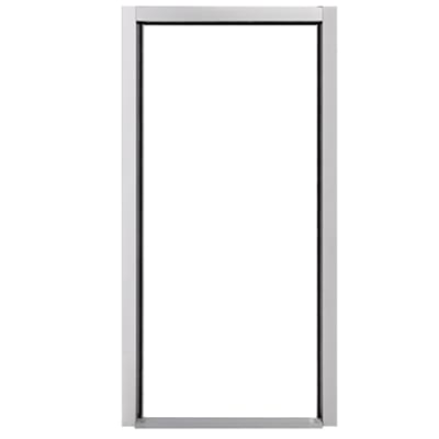 Replacement 36 in. x 84 in. Right Hand Commercial Storefront Door Frame, 1-3/4 in. x 4-1/2 in, With Door Stop and Weatherseal, No Hinge Prep, Specify Lock Strike Hole Location, Clear Anodized Finish