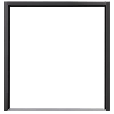 Replacement 72 in. x 84 in. Commercial Storefront Double Door Frame, 1-3/4 in. x 4-1/2 in, With Door Stop and Weatherseal, No Hinge Prep, Dark Bronze Anodized Finish