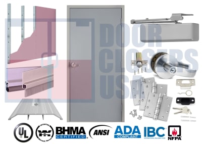 Steel-Liteâ„¢ RHR Exterior Hollow Metal Door - Retrofit Frame w/ Screws for Existing Steel Stud (RO 40-1/2" x 86-1/4")
