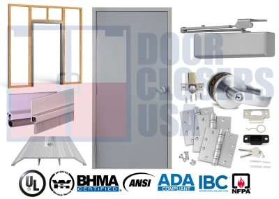 Steel-Liteâ„¢ 48" x 84" Hollow Metal Door, NFPA 80, ADA/IBC, UL Listed
