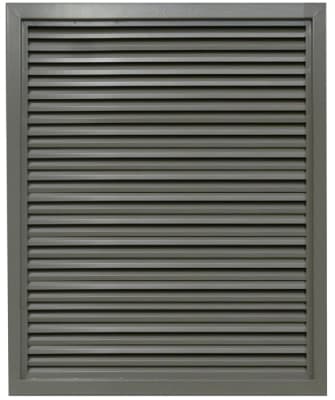 Quick Ship Steel-Lite Hollow Metal Door 18 Gauge 18 in. Wide x 24 in. Tall Fixed Blade Louver