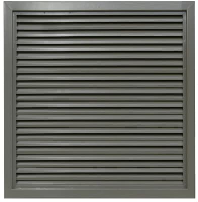 Quick Ship Steel-Lite Hollow Metal Door 18 Gauge 24 in. x 24 in. Fixed Blade Louver