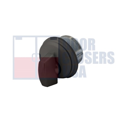 Tahoma Storefront Door Thumbturn Cylinder, Dark Bronze Finish